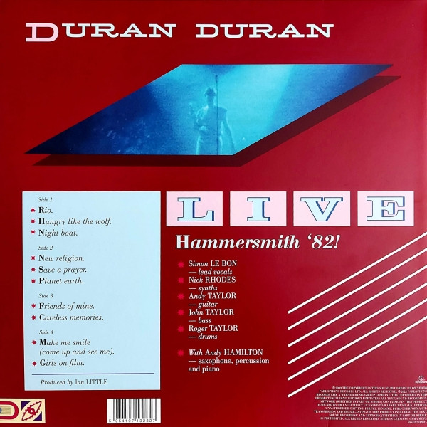 DURAN DURAN - LIVE AT HAMMERSMITH '82 RSD 2022 LP2 coloured gold vinyl - Slika 3
