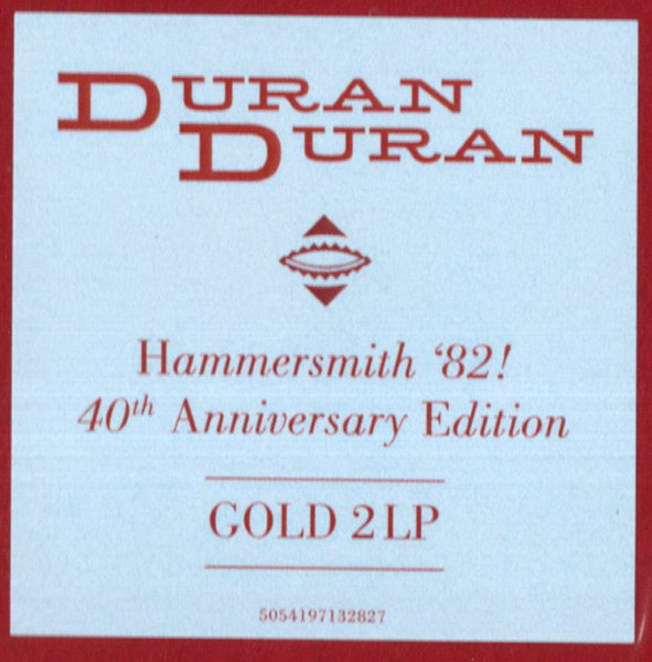 DURAN DURAN - LIVE AT HAMMERSMITH '82 RSD 2022 LP2 coloured gold vinyl - Slika 4
