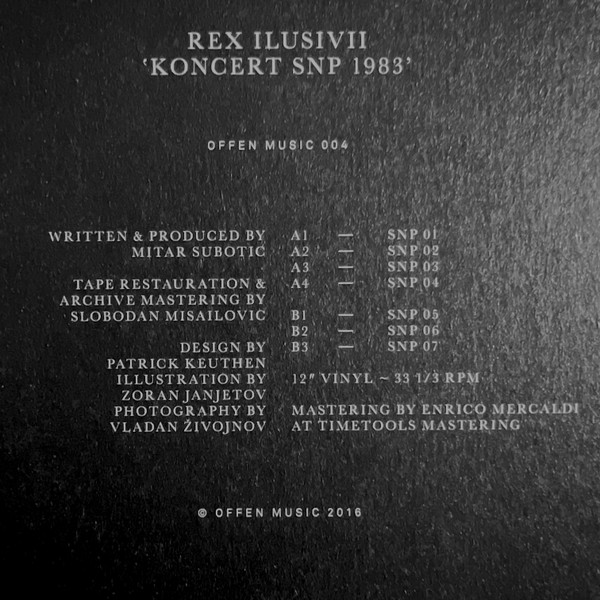 REX ILUSIVII - KONCERT SNP 1983 LP - Slika 2