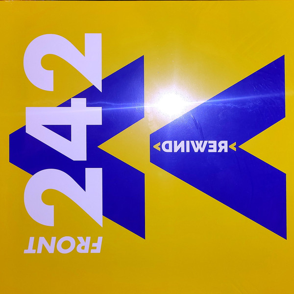 FRONT 242 - REWIND yellow vinyl 12'' MAXI LP