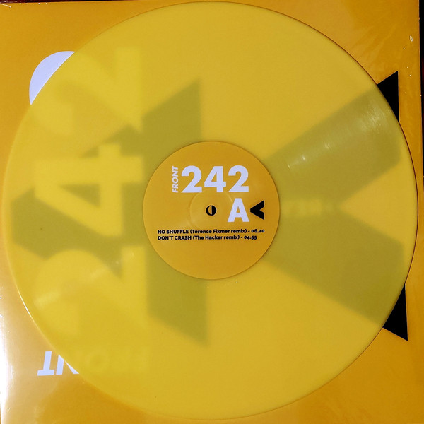 FRONT 242 - REWIND yellow vinyl 12'' MAXI LP - Slika 2