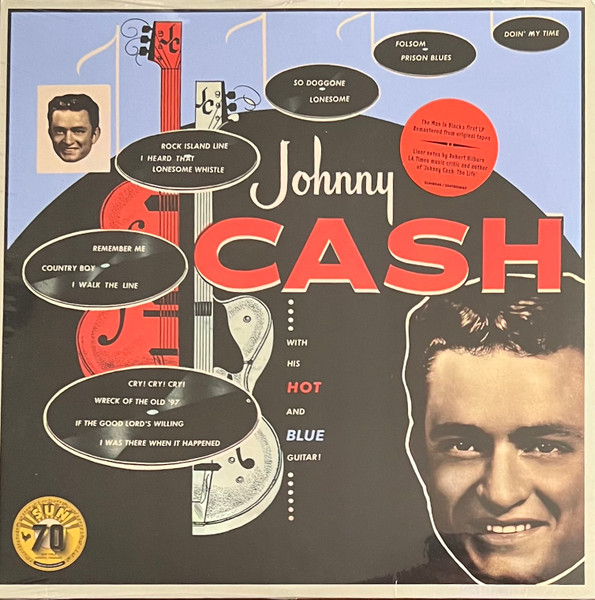CASH JOHNNY - WITH HIS HOT AND BLUE GUITAR LP