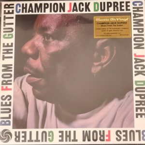 DUPREE CHAMPION JACK - BLUES FROM THE GUTTER gold vinyl LP