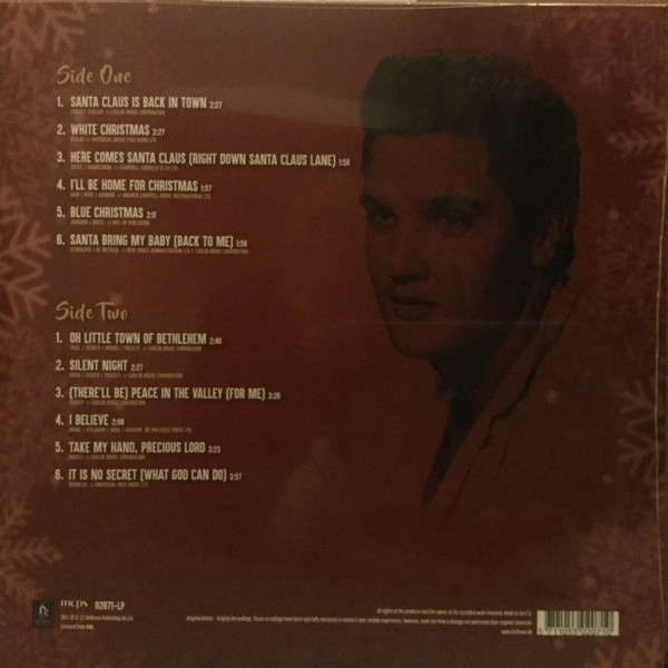 PRESLEY ELVIS - ELVIS CHRISTMAS ALBUM LP - Slika 2