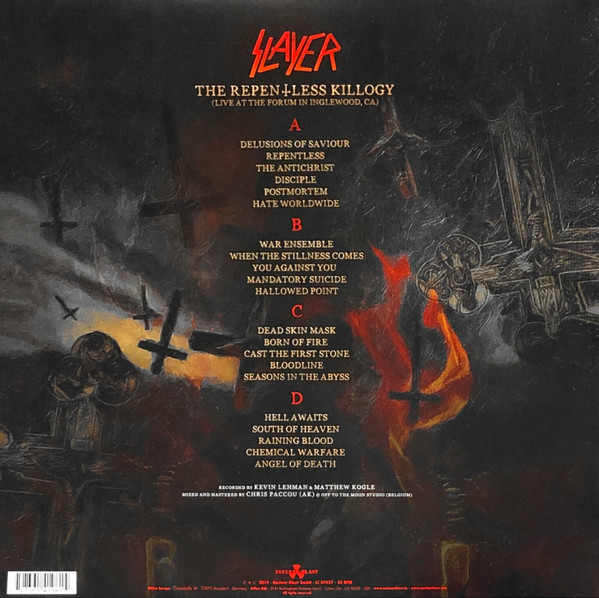 SLAYER - REPENTLESS KILLOGY black white vinyl LP2 - Slika 4