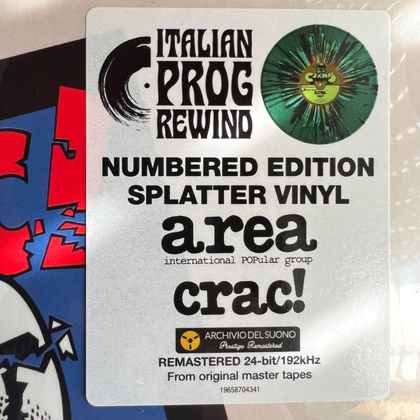 AREA - CRAC numbered edition splatter vinyl LP - Slika 3
