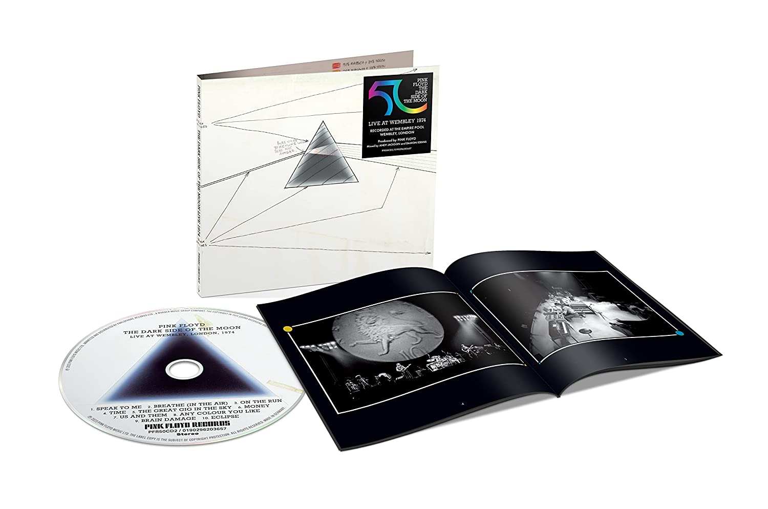 PINK FLOYD - The Dark Side Of The Moon - Live At Wembley 1974 (2023 Master) CD
