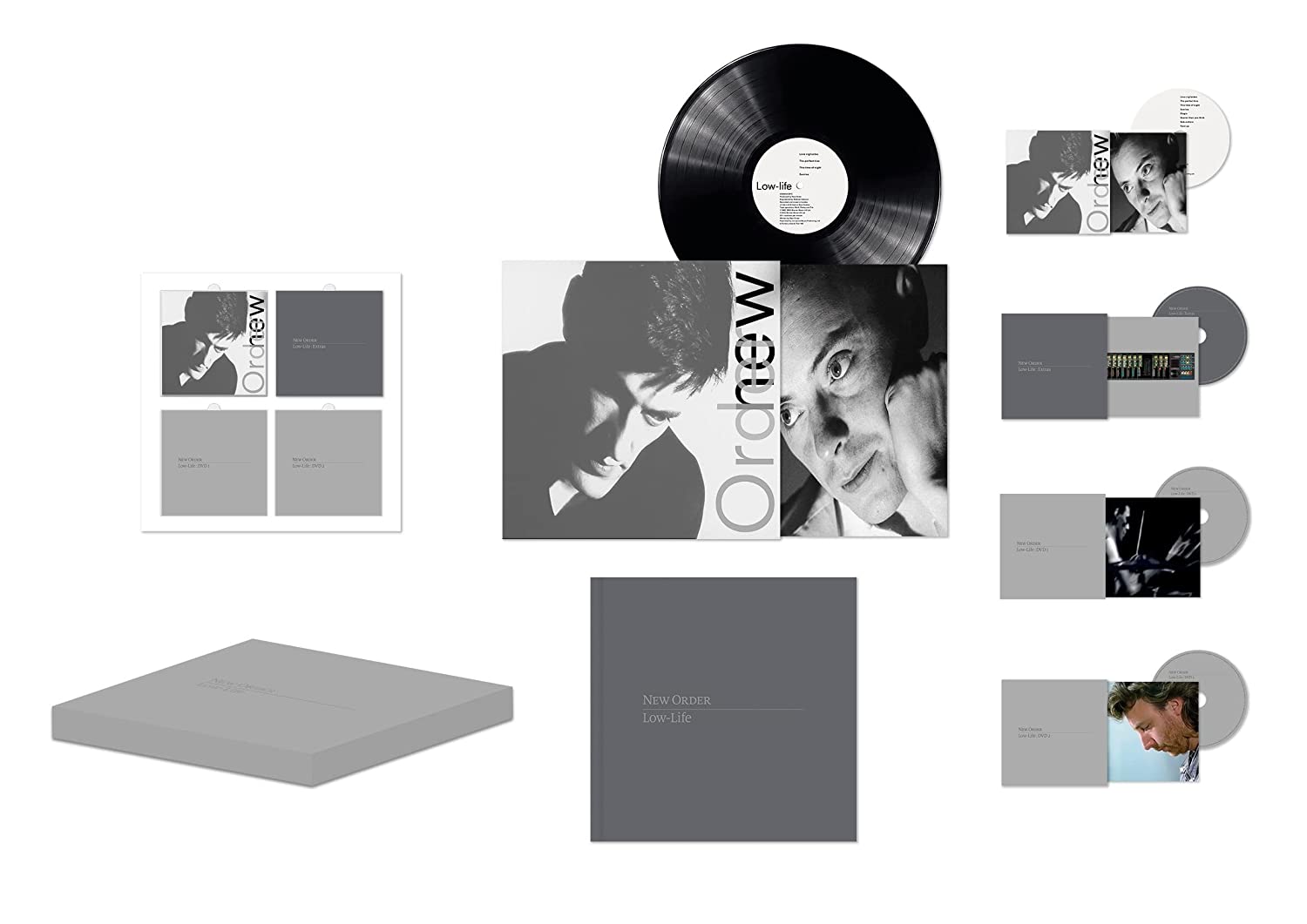 NEW ORDER - LOW LIFE LP definitive edition (180g), x2CDs, x2DVDs