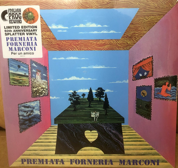 PREMIATA FORNERIA MARCONI - PER UN AMICO ltd splatter vinyl LP - Slika 4