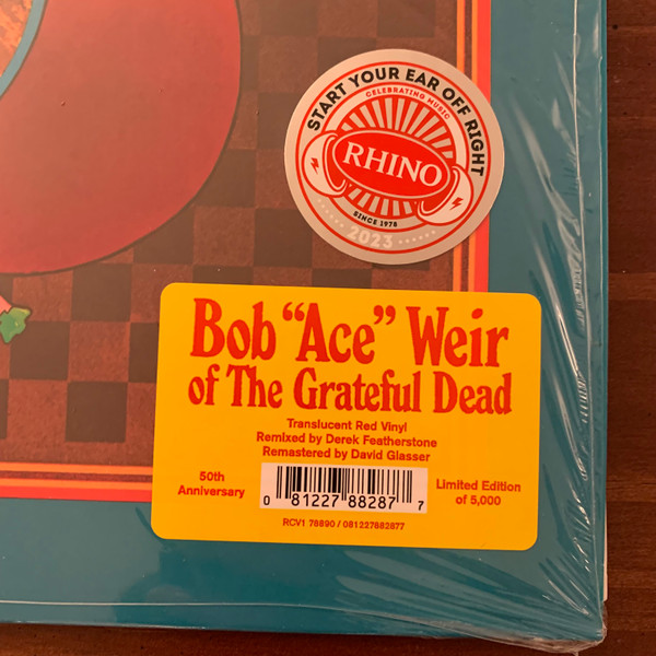 Bob Weir – Ace LP color vinyl, Limited Edition, Remastered, Red Translucent - Slika 3