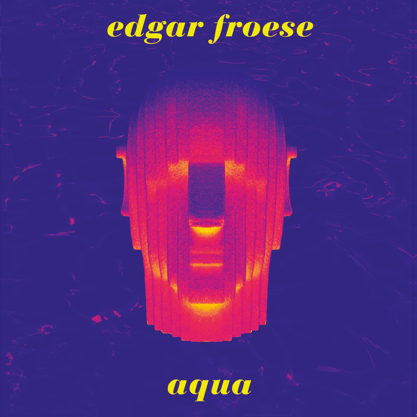 FROESE EDGAR - AQUA re-recorded blue/pink swirled vinyl LP - Slika 3