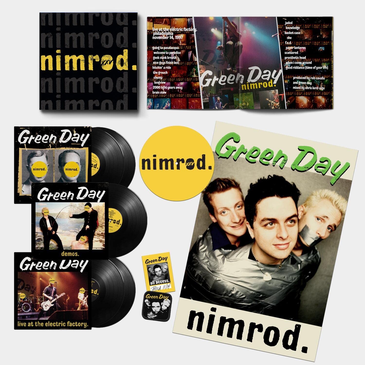 GREEN DAY - Nimrod (25th Anniversary Edition) 5LP