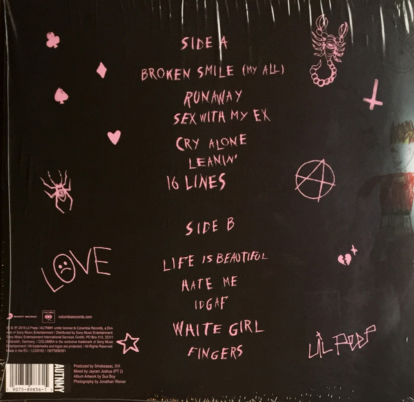 LIL PEEP - COME OVER WHEN YOU'RE SOBER LP - Slika 2