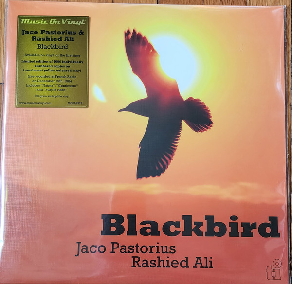 PASTORIOUS JACO & RASHIED ALI - BLACKBIRD yellow vinyl LP