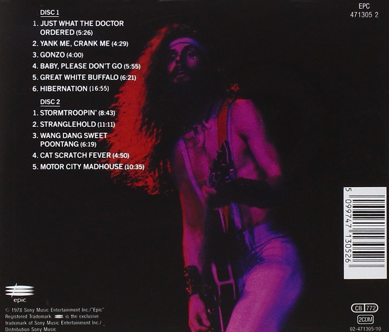 NUGENT TED - DOUBLE LIVE GONZO CD2 - Slika 2
