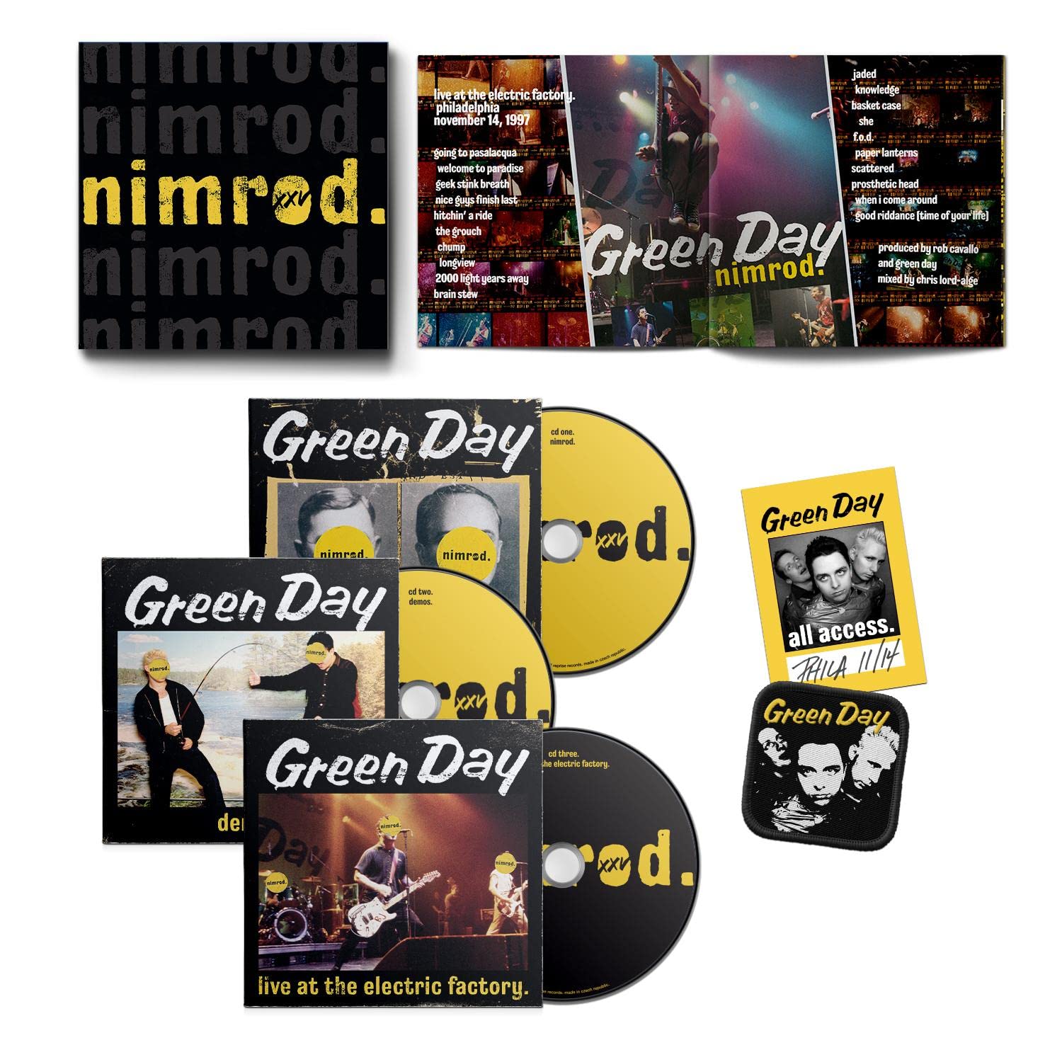 Green Day - Nimrod 25th Anniversary Edition Box-Set 3CD