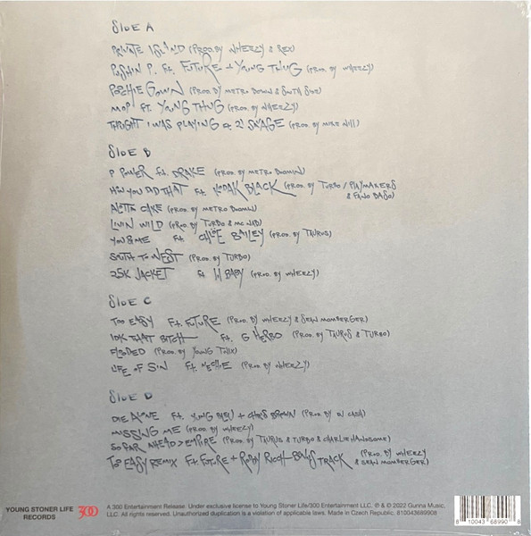 GUNNA - DS4EVER silver vinyl LP2 - Slika 3