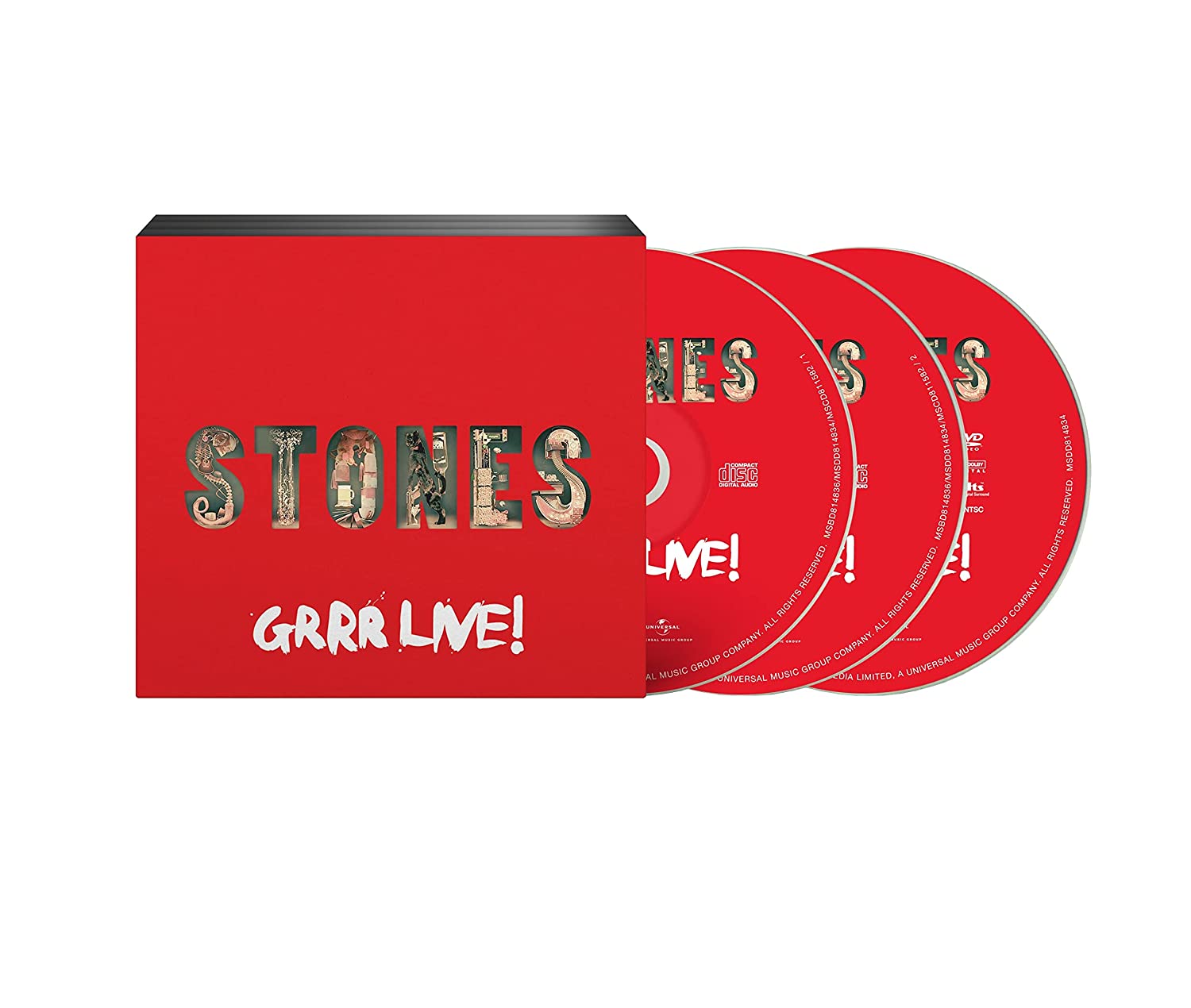 ROLLING STONES - GRRR LIVE! (Live At Newark / CD2+DVD) Box-Set