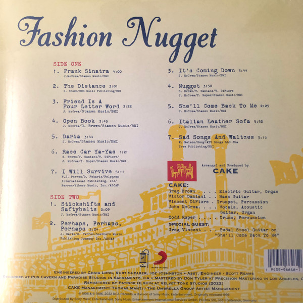 CAKE - FASHIN NUGGET LP - Slika 2