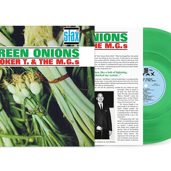 BOOKER T & THE MG'S - GREEN ONIONS 60th anniversary green vinyl LP