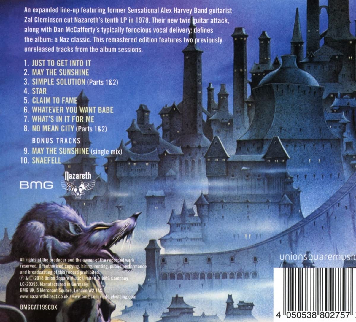 NAZARETH - NO MEAN CITY CD - Slika 2
