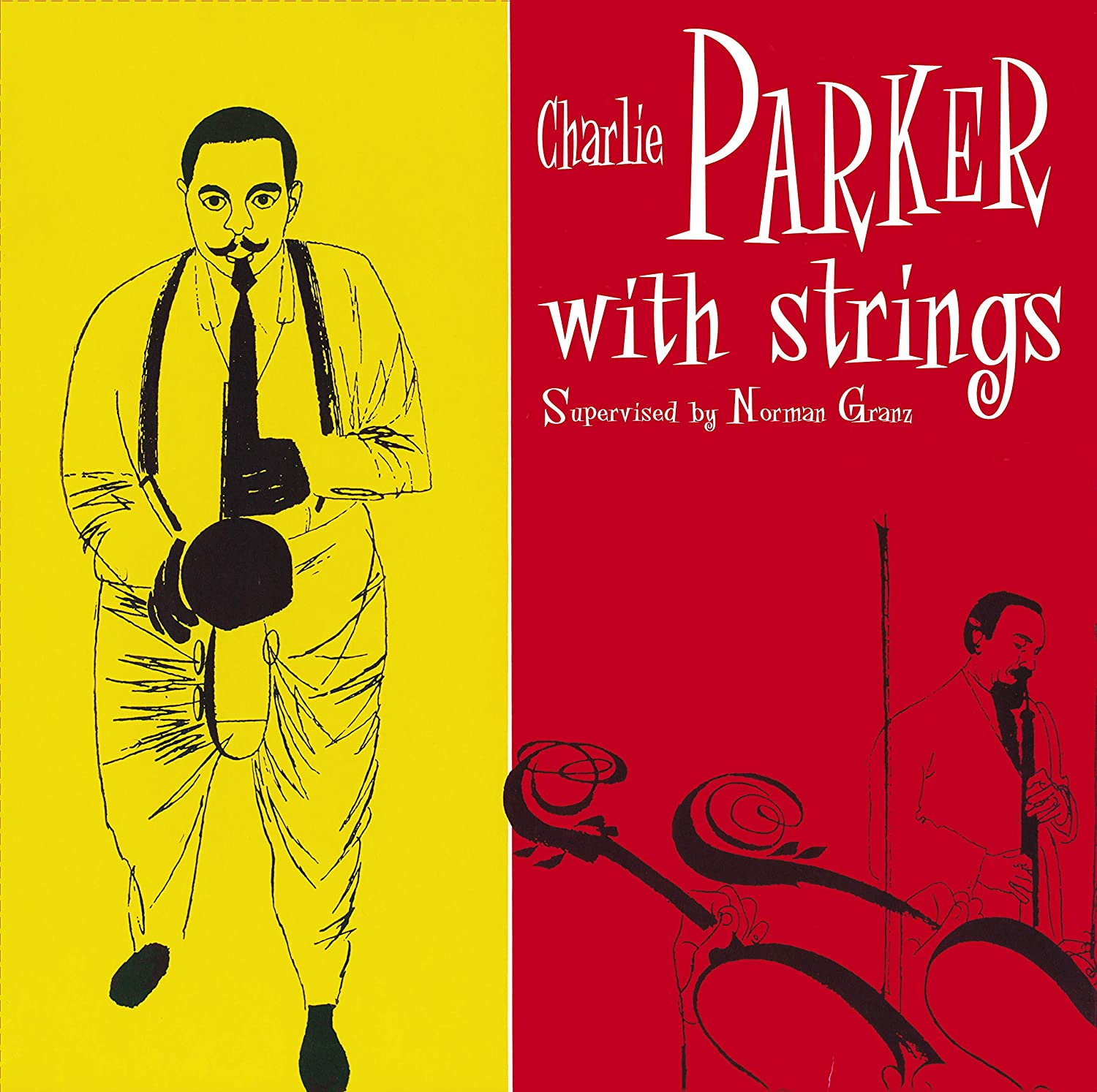 PARKER CHARLIE - WITH STRINGS blue vinyl LP - Slika 3