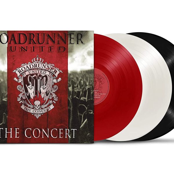 Roadrunner United (Various Artists) - The Concert LP3, Limited 3 x 140g 12" Black (disc1), Red (disc2) & White (disc3) vinyl