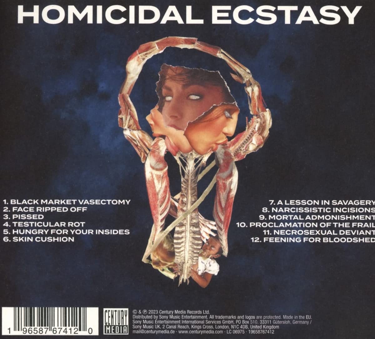 SANGUISUGABOGG - HOMICIDAL ECSTASY CD - Slika 2