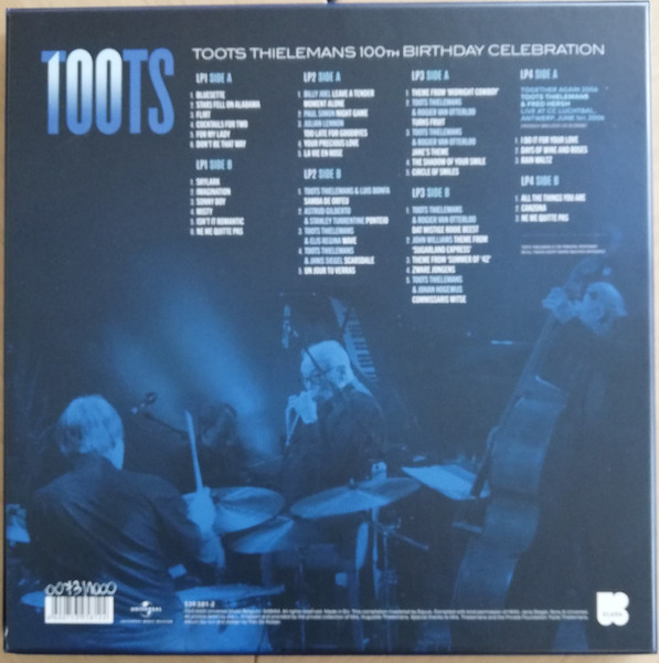 THIELMANS TOOTS - 100th BIRTHDAY CELEBRATION LP4 - Slika 2