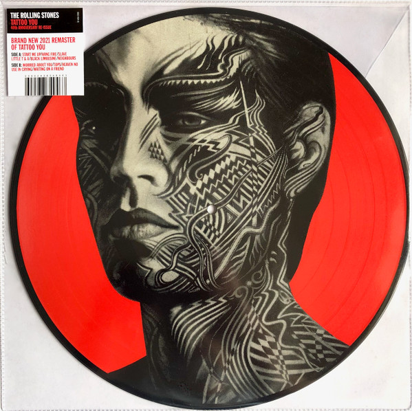 ROLLING STONES - TATTO YOU picture vinyl LP