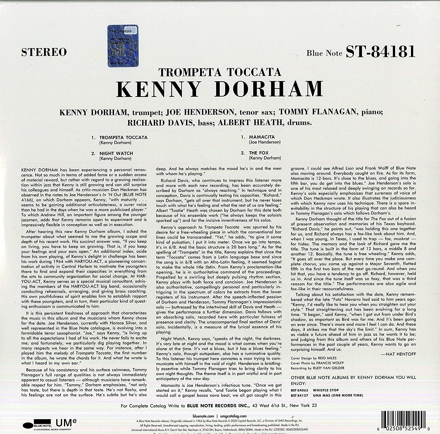 DORHAM KENNY - TROMPETA TOCCATA LP - Slika 2