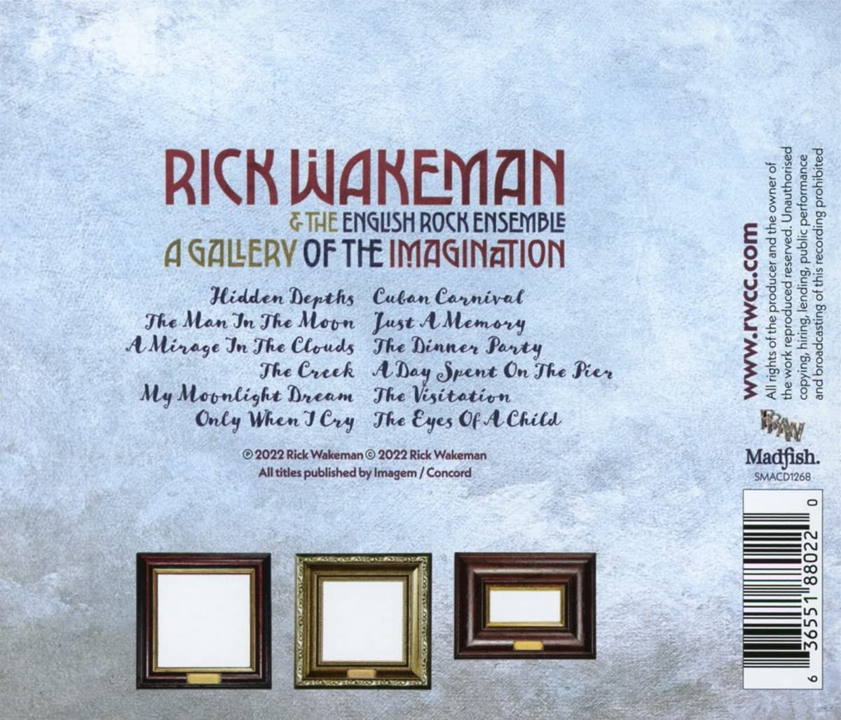 WAKEMAN RICK - A GALLERY OF THE IMAGINATION CD - Slika 2