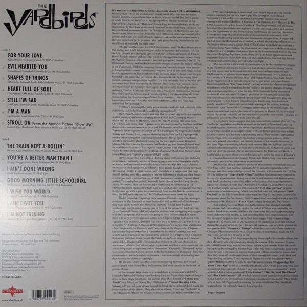 YARDBIRDS - BEST OF YARDBIRDS ltd translucent blue vinyl LP - Slika 3