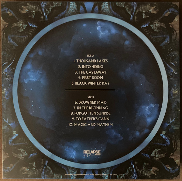 AMORPHIS - TALES FROM THOUSAND LAKE clear blue marble vinyl LP - Slika 3