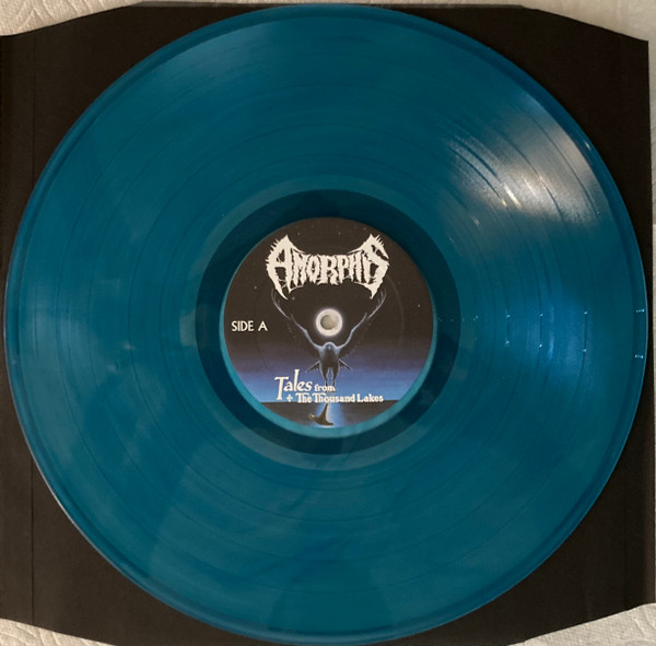 AMORPHIS - TALES FROM THOUSAND LAKE clear blue marble vinyl LP - Slika 2
