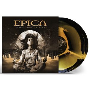 EPICA - DESIGN YOUR UNIVERSE gold/black inkspot vinyl LP2