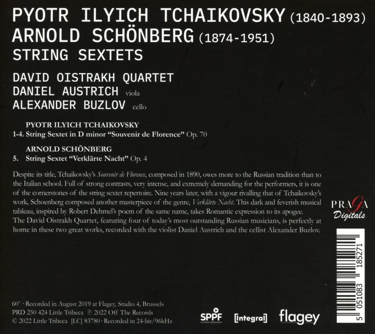 TCHAIKOVSKY/SCHONBERG - SOUVENIR DE FLORENCE/VERKLARTE NACHT CD - Slika 2