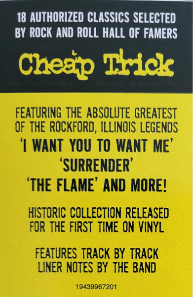 CHEEP TRICK - AUTHORIZED GREATEST HITS LP2 - Slika 2