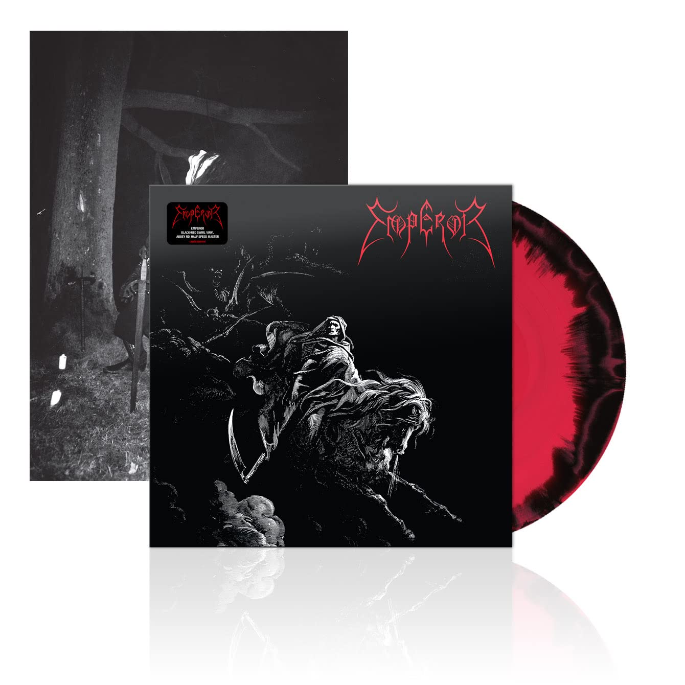 EMPEROR - EMPEROR black red swirl vinyl LP
