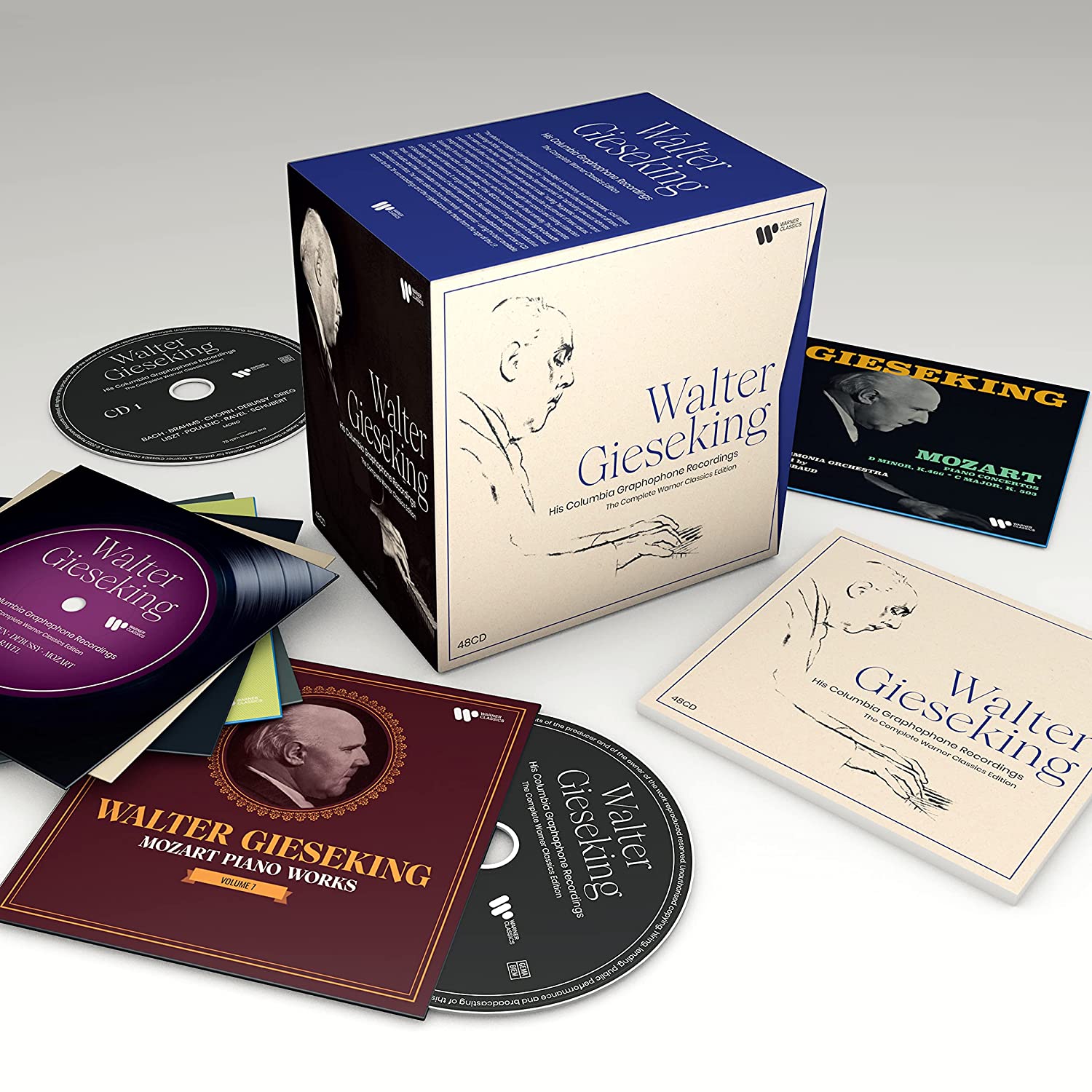 GIESEKING WALTER - COMPLETE WARNER CLASSIC EDITION 48 CD