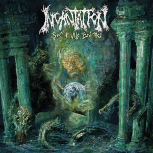 INCANTATION - SECT OF VILE DIVINITIES splatter limited vinyl LP