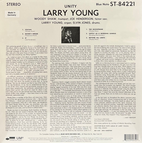 YOUNG LARRY - UNITY LP - Slika 2