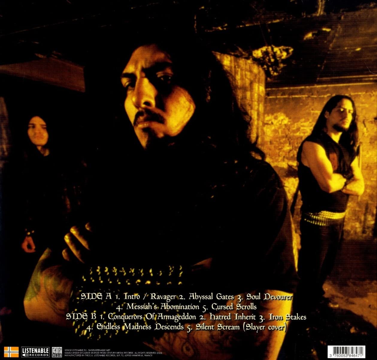 KRISIUN - CONQUERORS OF ARMAGEDDON red vinyl LP - Slika 2