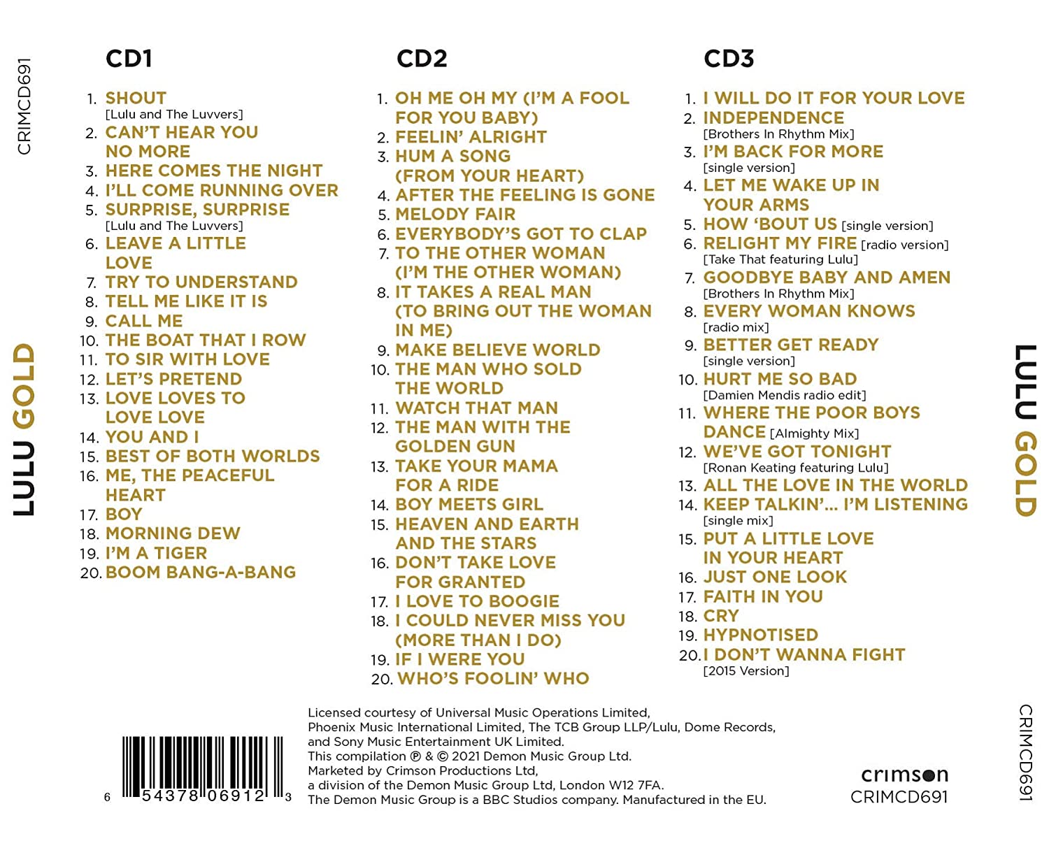 LULU - GOLD CD3 - Slika 2