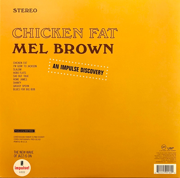 BROWN MEL - CHICKEN FAT LP - Slika 3