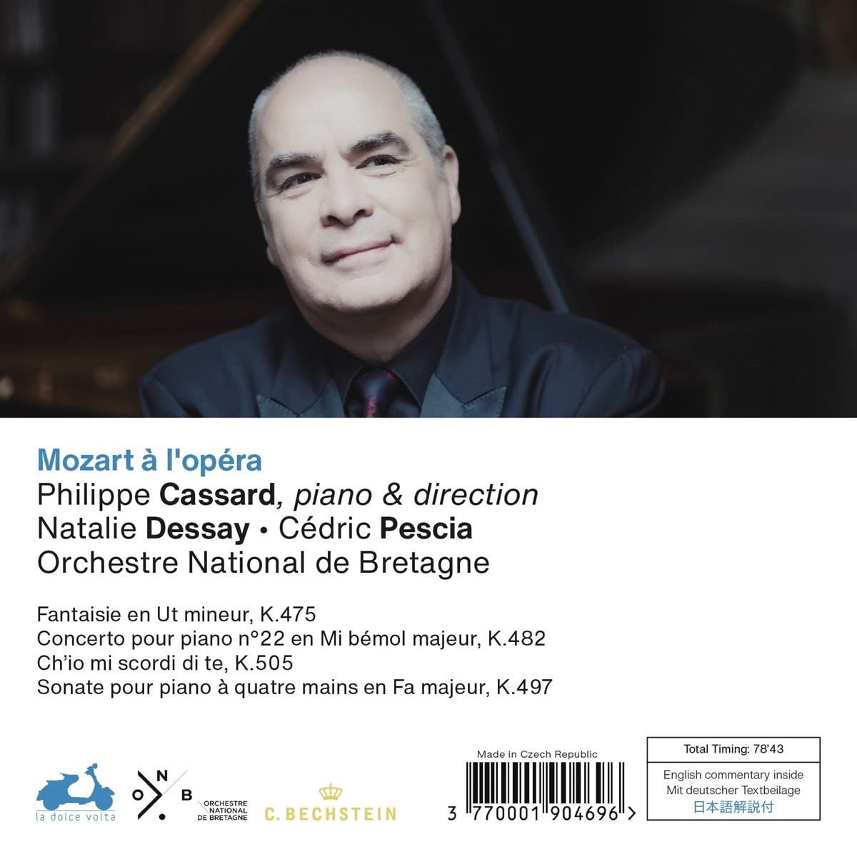 ORCHESTRE NATIONAL DE BRETAGNE - MOZART A L'OPERA CD - Slika 2