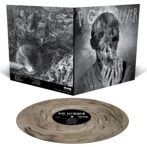 PIG DESTROYER - HEAD CAGE clear black smoke vinyl LP