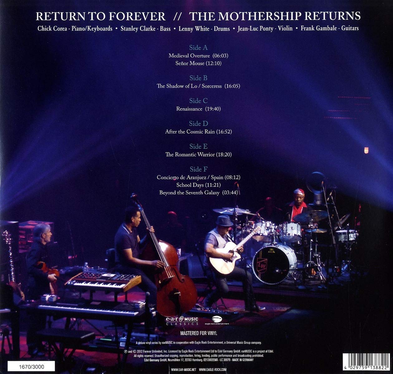 RETURN TO FOREVER - The Mothership Returns (Limited 3LP+2CD) - Slika 2