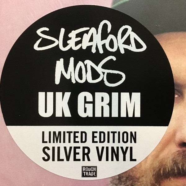 SLEAFORD MODS - UK GRIM silver vinyl LP - Slika 3