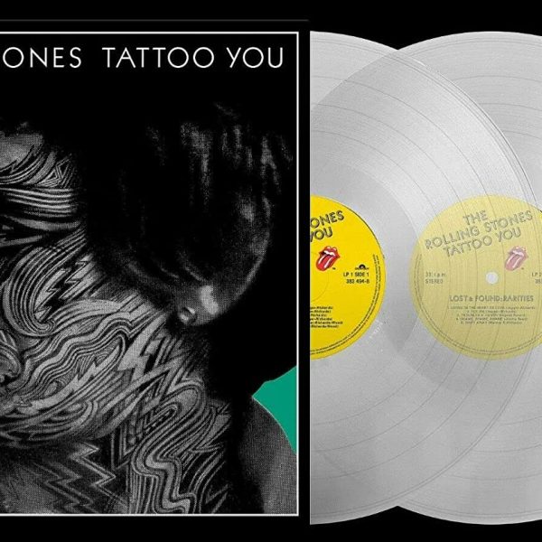 ROLLING STONES - TATTOO YOU 40 40th anniversary clear vinyl LP2